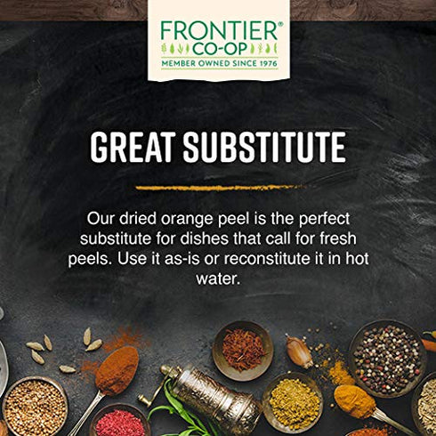 1 lb Frontier Co-op Organic Bulk Orange Peel