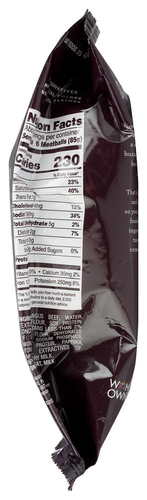 Simek's 12 , Original Beef Meatballs, Ounce
