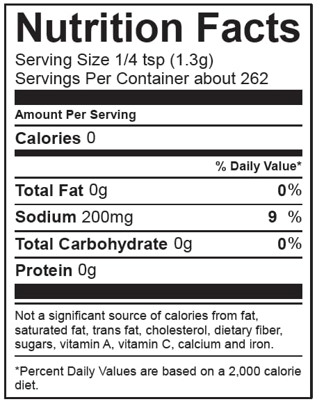 Zane Gray's Vegetable Seasoning (12.7) Spicy Vegetable Seasoning