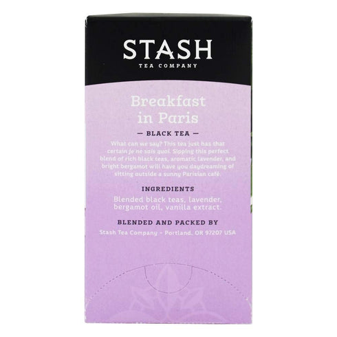 18 Count Stash Tea Breakfast in Paris Black Tea