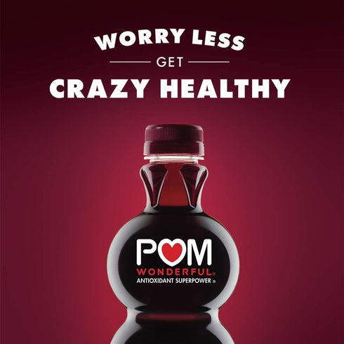 100% 8 Oz (Pack 8) POM Wonderful Pomegranate Juice, Fl