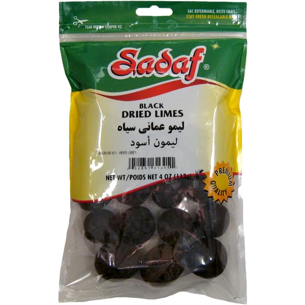 Sadaf Dried Limes - Limoo Omani - Whole Black Dried Limes for