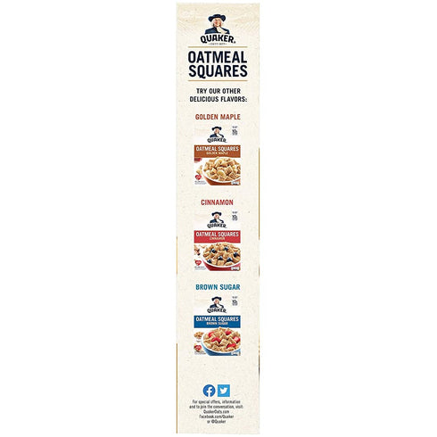 14.5 Oz Quaker, Oatmeal Squares, Honey Nut