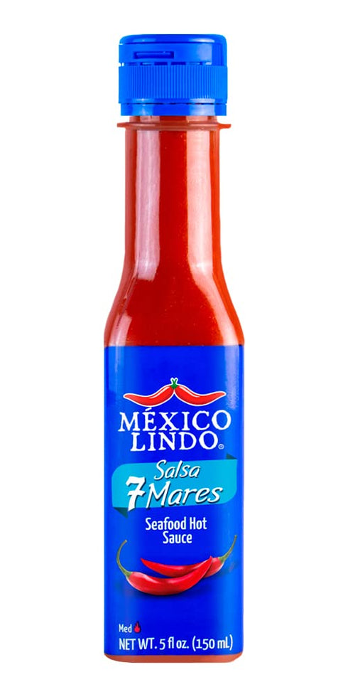Mexico Lindo Hot Sauce Variety Pack, Includes Picante Negra, Red Habanero, Green Habanero, 5 Fl Oz Bottles