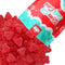 Sugar Dusted Sweet Cherry Candy Hearts - Red Cherry Jelly Hearts -