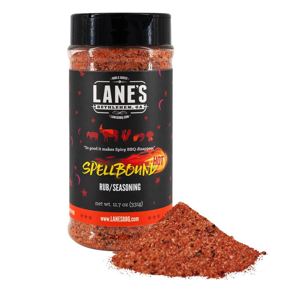 Lane's Spellbound Hot Sweet and Spicy Pork Rub Seasoning, All-Natural Butt Rub
