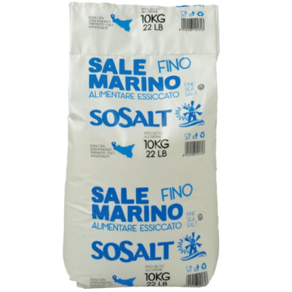 SOSALT DAL MARE DI TRAPANI Fine Sea Salt from Sicily, Foodservice Bulk