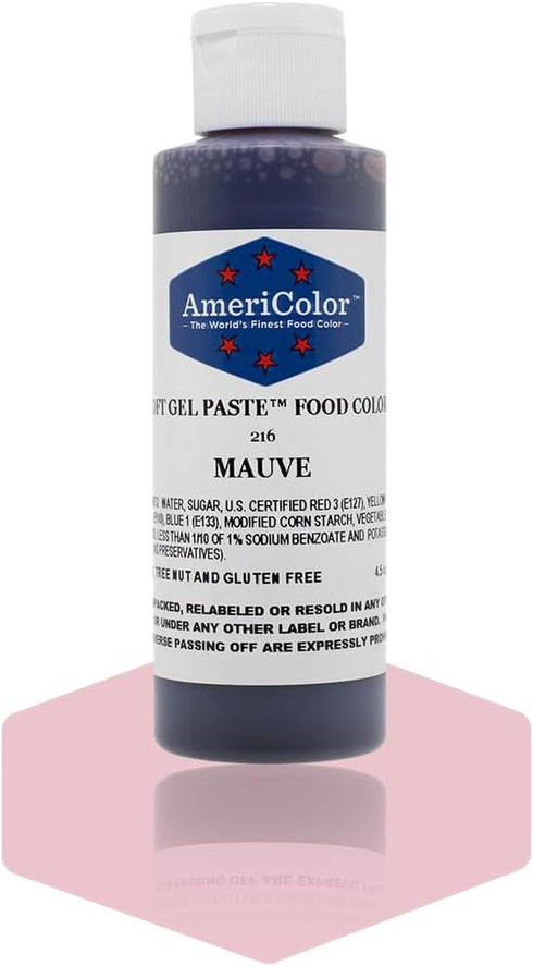 Americolor Soft Gel Paste Food Color, 4.5-Ounce, Mauve