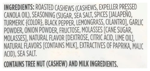 365 12 by Whole Foods Market, Thai Curry Cashews, Ounce