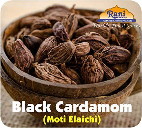 32oz (2lbs) 908g Rani Black Cardamom Pods (Kali Elachi) Whole Indian Spice Bulk ~ All Natural | Vegan | Gluten Friendly