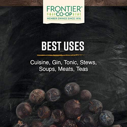 1lb Frontier Co-op Organic Whole Juniper Berries