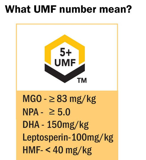 API Health 5+ 83+) 1.1 lb (500g) Manuka Honey UMF (MGO Pure New Zealand Honey