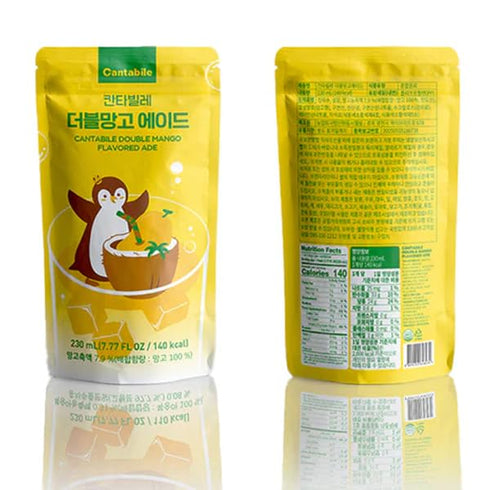 Generic (1 Pack, Cantabile Korean Convenience Store Pouch Drink Ready-to-Drink Refreshing Beverage Imported from Korea