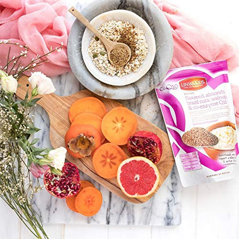 Co-q10-360g Linwoods Organic Milled Flaxseed, Almonds, Brazil Nuts, Walnuts