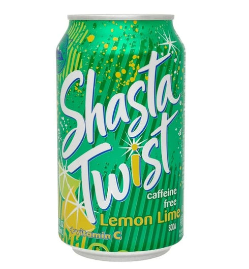 Generic Pack, 12 oz 12 Pack, Shasta Soda Variety fl Cans, Four Flavors: Grape, Twist, Orange, Tiki Punch