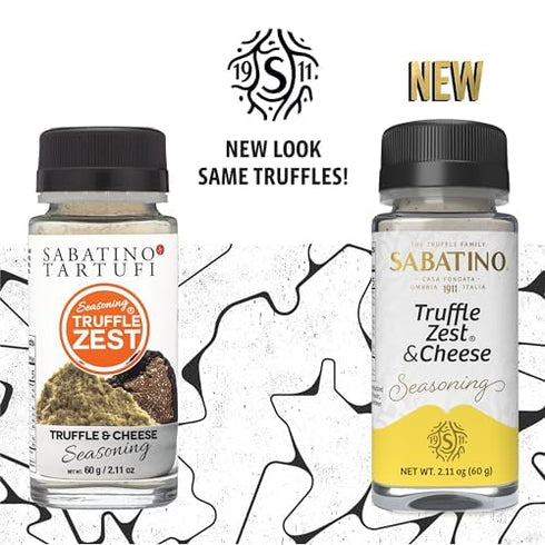 Sabatino Tartufi Truffle Zest Seasoning, Truffle & Cheese, All Natural Gourmet Truffle Powder, 2.11 oz