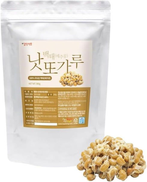 K-Herb Soybean Natto Powder 100% Natural Nattokinase Freeze-Dried Fermented Food Vitamin K2 (10.6