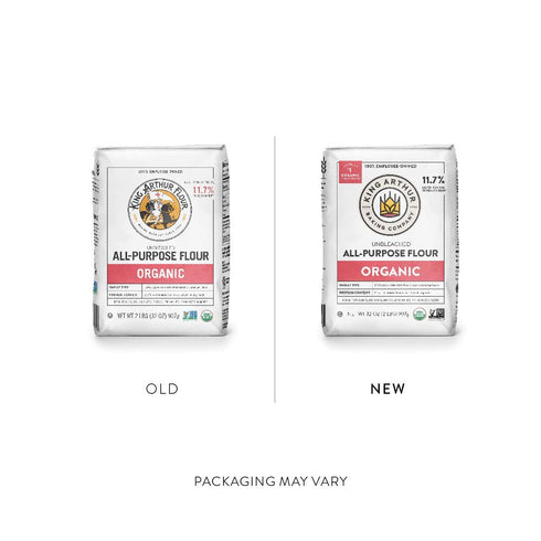2 lbs King Arthur Flour Organic Unbleached All Purpose Flour