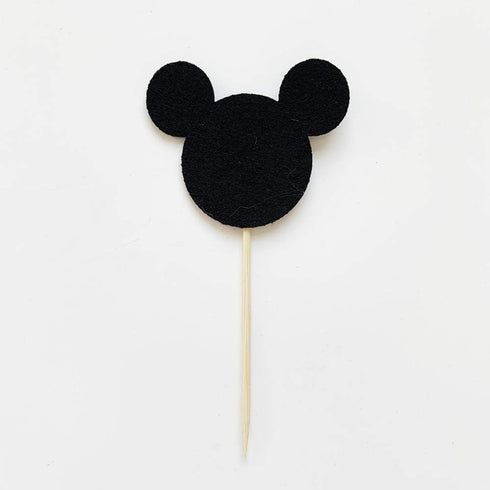Hongkai 24PCS Mouse Cake Toppers for Kids & Baby Shower Decorations, 1st Birthday, Wedding & Cupcake Party