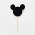 Hongkai 24PCS Mouse Cake Toppers for Kids & Baby Shower Decorations, 1st Birthday, Wedding & Cupcake Party