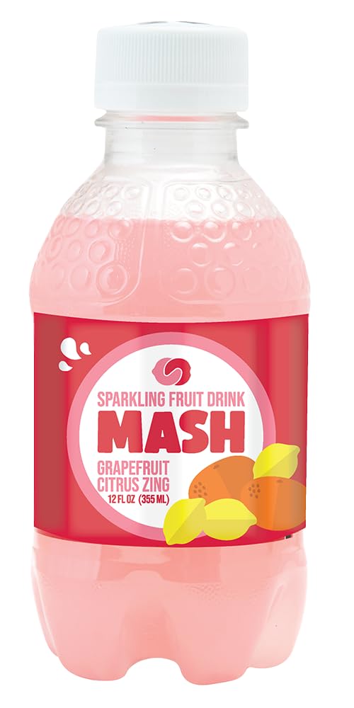Mash Natural Essence Low-Calorie Sparkling Water Beverage, 16 Fluid Ounce (Grapefruit Citrus Zing,