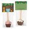 12 Pcs Birthday Hot Chocolate Spoons Gourmet Milk Chocolate Favors with Mini