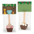 12 Pcs Birthday Hot Chocolate Spoons Gourmet Milk Chocolate Favors with Mini
