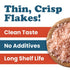 4 oz (Pack 4) Food to Live Himalayan Pink Salt Flakes, Gourmet Flaky Salt Crystals, Pure, No Additives. Perfect to Use