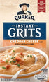 12 Quaker Instant Grits Cheddar Cheese, ct