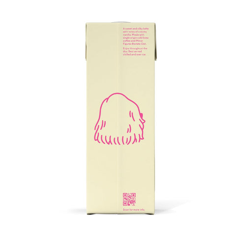 32oz 6 Pack Minor Figures - Oat Latte - Vanilla - Ready to Drink - Multi-serve - Non-GMO - Plant-Based - Vegan
