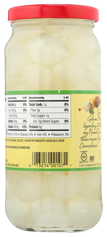 Marzetta (6x16Oz) Mezzetta Imported Cocktail Onions (Please see item detail in description)
