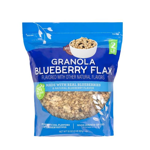 Generic 32 oz (2 Pack) Blueberry Flax Granola, Naturally Flavored