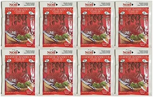 All Natural NOH Chinese Barbecue Char Siu Seasoning Mix 2.5 Ounce (8 Pack)