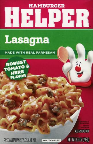Hamburger Helper 6.9 Oz, (Pack 4) Lasagna
