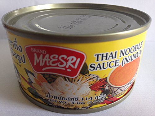 Maesri Thai Namya Noodle Sauce, 4 Oz (Pack of 4)