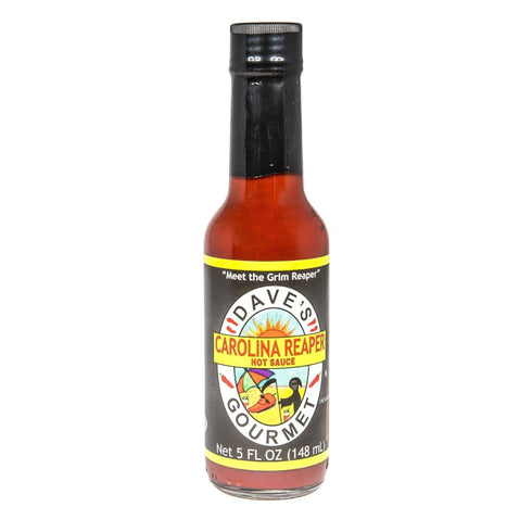 Dave's Gourmet Carolina Reaper Hot Sauce - Add Flavor and Heat to Dips, Spreads, Sauces, Marinades