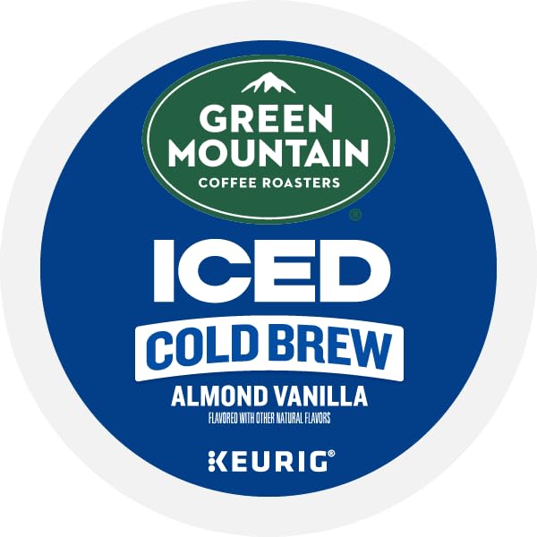 Green Mountain Coffee Roasters, Almond Vanilla Cold Brew, Keurig Single-Serve K-Cup Pods,