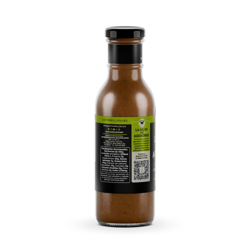 12 oz SMP La Salsa de Aguachile Butter-Soy Serrano Chili Dressing & Marinade with Bright Lime; Creamy, Tangy Flavor