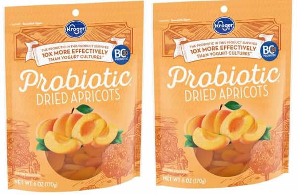Generic Pack Of 2 Probiotic Dried Apricots 6 oz.