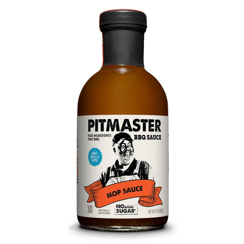 Pack 6 (18 oz, 6 Pack) True Made Foods Ed Mitchell Genuine Pitmaster BBQ Sauce Variety - Flavor Collection for Grilling