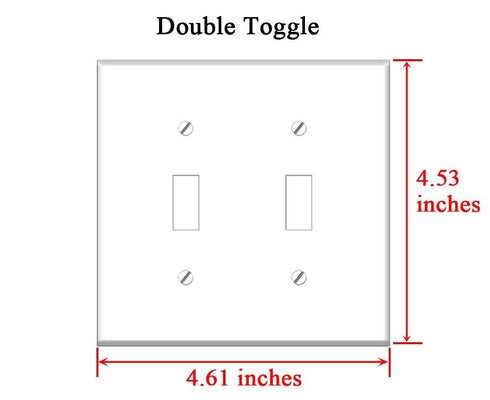 Yuatuwaw Switch Plate Double Toggle - Avocado Salad Fresh Food Vegetarian Diet Lunch