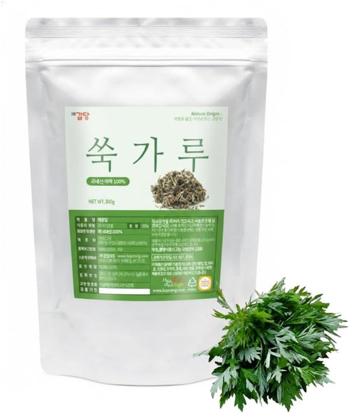 K-Herb Korean Mugwort Powder, 100% Pure Ssuk-Garu from Korea, Finely Ground Artemisia Princeps