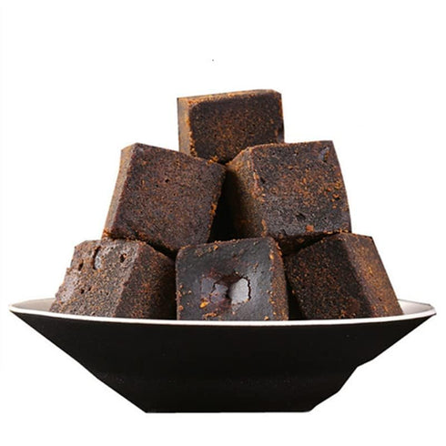 MIHUNTANG 8.81 oz 250g Black sugar -Handmade by ancient method-Brewing black sugar tea from sugarcane-Fragrant