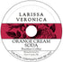 Larissa Veronica Orange Cream Soda Brazilian Coffee (Single Serve K-Cup Pods) (Gourmet, Naturally Flavored,