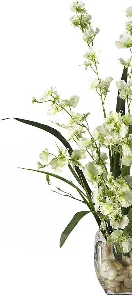 Dancing Lady Orchid Silk Flower Arrangement - Elegant Decor