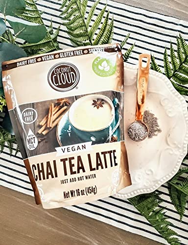 16 oz Coconut Cloud: Vegan Spiced Chai Tea Latte | Creamy, Delicious & Easy Dairy Free Alternative. Made in Colorado