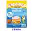 Pack, 4 Lunchables Turkey/American & Ham/American Cracker Stackers Variety pk
