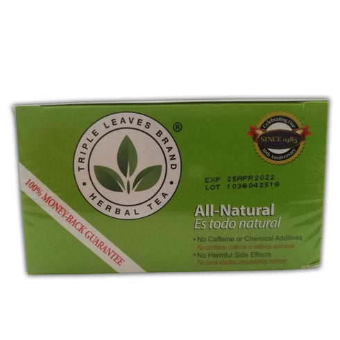 30 Triple Leaves Brand Nutra-Slim Tea, Regular Strength Dieters' Tea - Dietary Detox, Tea Bags