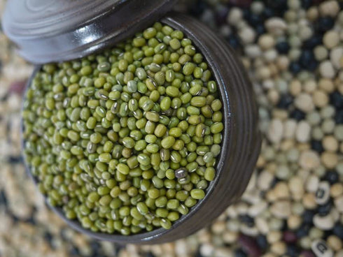 Packed 2lbs McCabe Organic Whole Mung Bean - Mung Beans Organic | Rich with Fiber & Minerals | USDA and CCOF Certified