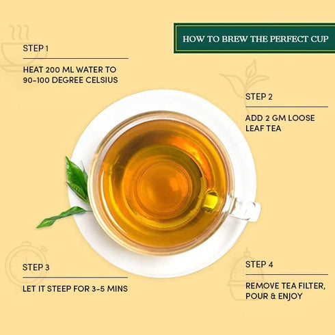 VAHDAM Exotic White Tea Leaves From The Blue Mountains (25 Cups/1.76oz) - 100% Pure White Tea Loose Leaf, Mellow &